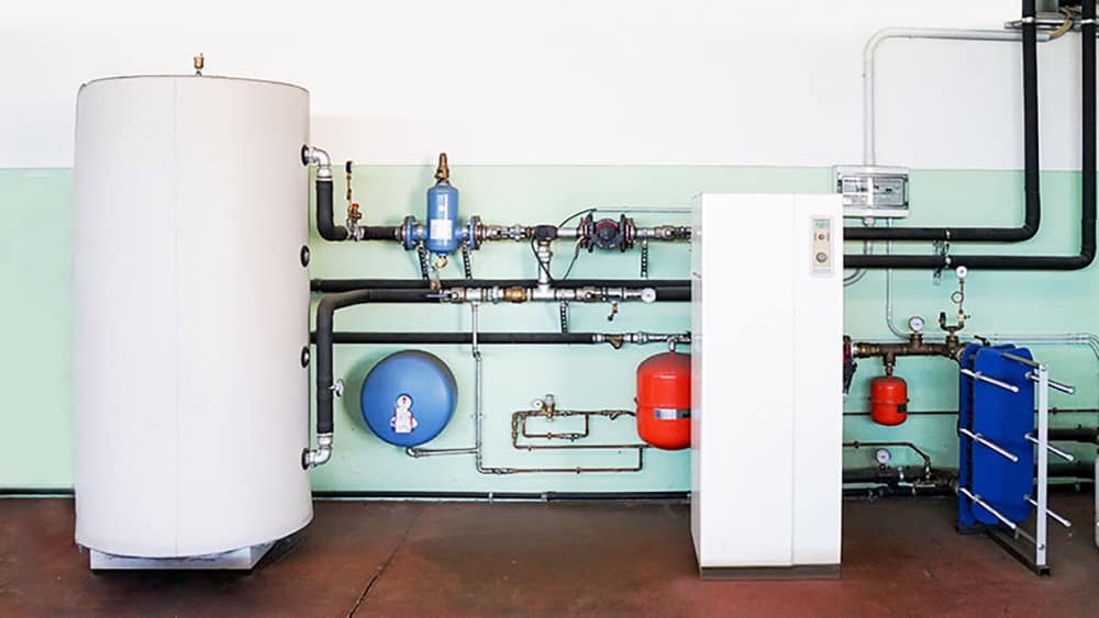 Geothermal heat pump system 