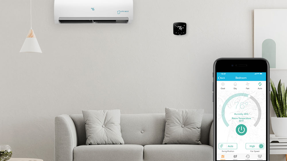 Use auto mode via Cielo smart AC controller for longer AC life.