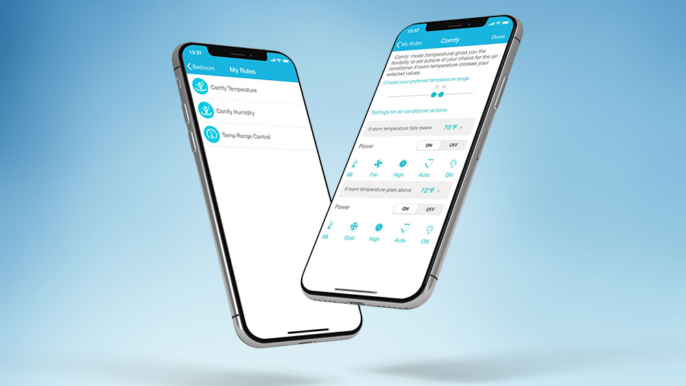 Set intelligent triggers for AC using your phone. AC phone control, Control air conditioner with phone, how to control ac with android phone