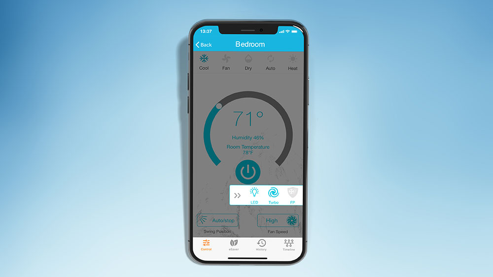 Get instant turbo cooling through Cielo smart AC controllers from your phone.