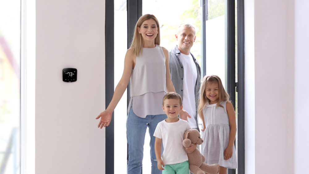 Get back home at a precooled temperature via Cielo Breez geofencing feature.