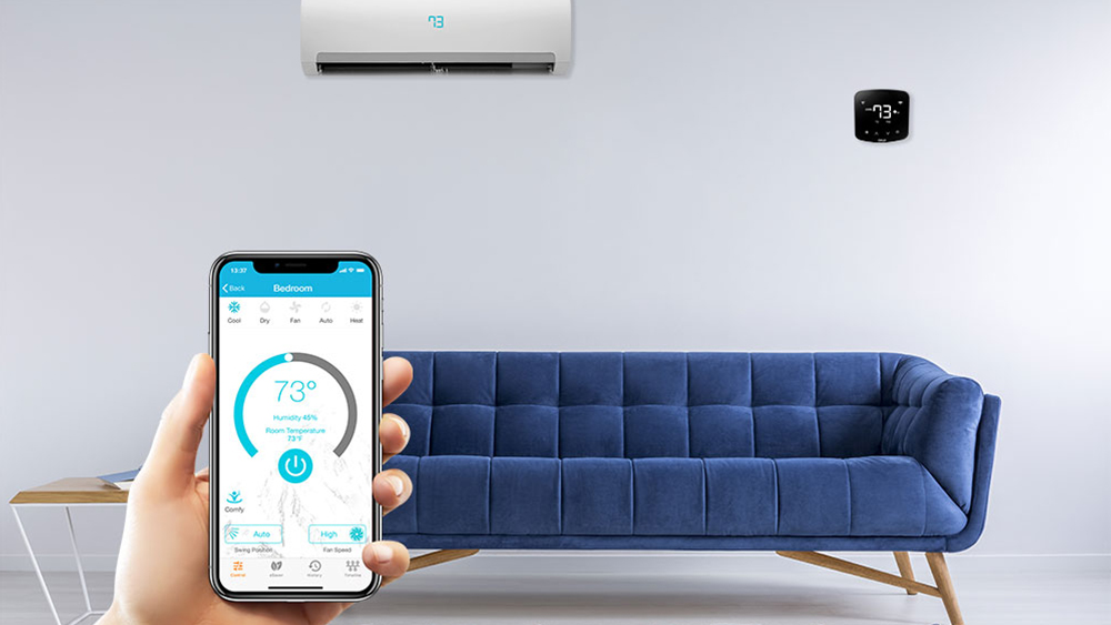 Comfort, convenience, control, and energy saving on air conditioning.