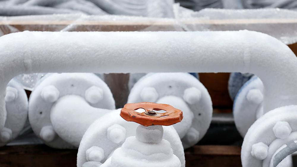 Frozen pipes in winter. Weatherize your home to protect your pipes from freezing over