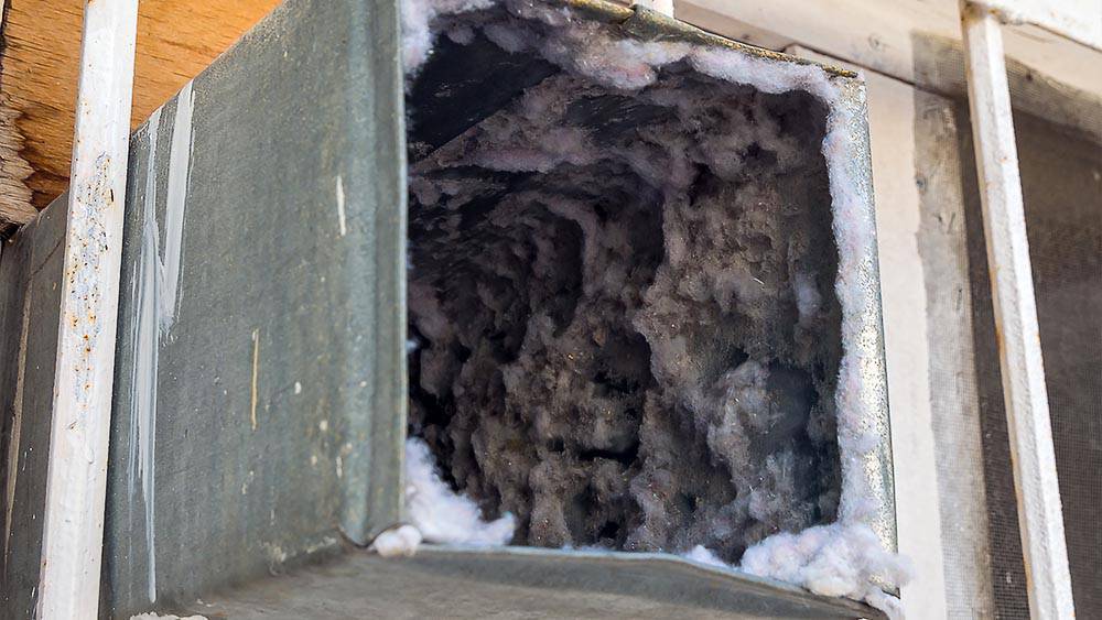 Blocked ductwork