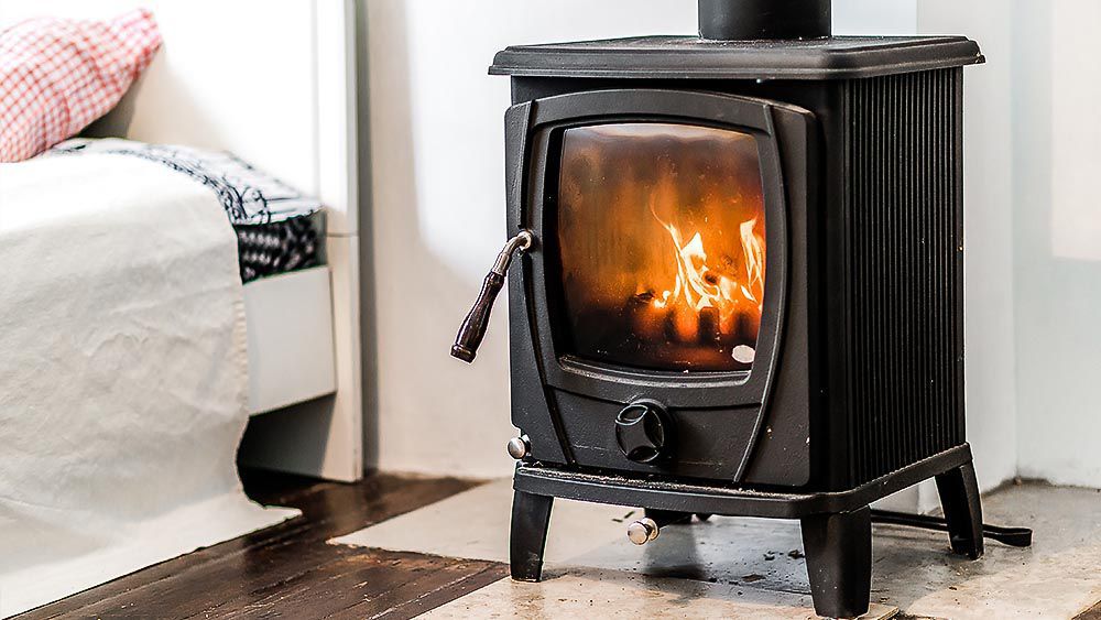Wood pellet stove can be used as an alternative heating source for power outages 
