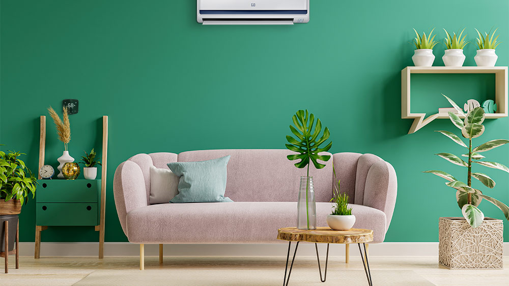 Cielo breez connected with mini-split to maintain ideal room temerpature and to save on heating bills